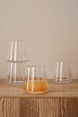 Jotex - Glass 4-pk Transparent - NINA - Kjøp Glass hos Jotex