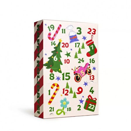 2025 God Jul Strumpa Jul Adventskalender (24 par)