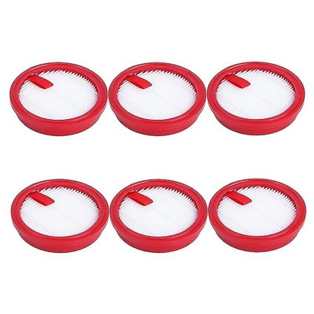 6 st tvättbara Hepa-filter rengöringsverktygssats, lämplig för Puppy T10 Puppyoo T10 Pro trådlös dammsugare