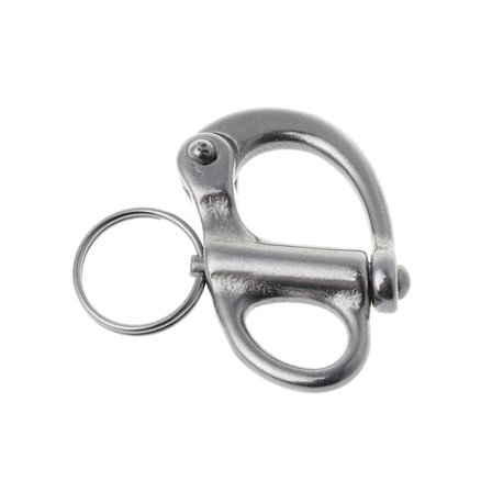 Metallrigg Segling Fast Bail Snap Shackle Fixed Eye Snap Hook Segelbåt