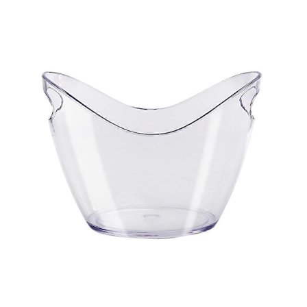 Isbitsskopa Transparent Akryl Plast Tub för Vin Champagne och Öl Flaskor Multifunktionell Chi