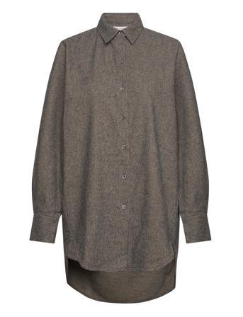Rabens Sal R Mini Check Shirt - Elin Brun