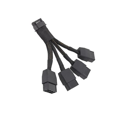 18awg 4x8pin Pci-e Til 16pin(12+4) Pci-e 5.0 12vhpwr Stik 16p Forlængerkabel Til Gpu Rtx4090