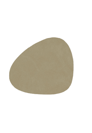 LindDNA Glasunderlägg, Curve Nupo Bordstextil Grön 11x13 cm