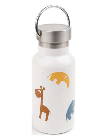 Done by Deer Thermo Metal Bottle Deer Friends Colour Mix - Multi/patterned - Ø 7X H 17CM