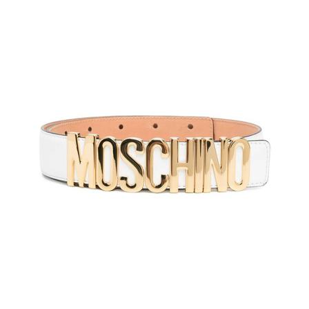 Moschino, Belts Wit, Dames, Maat:S