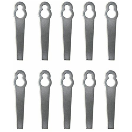 10 stk. metal kantklinger, universal græsplæneklipperklinge, udskiftningsklinger til græstrimmer