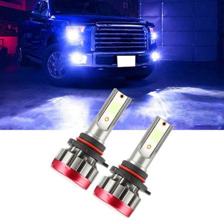 2 stk. 30W EV19 9005/HB3 LED Tågeforlygter Pærer 8000K 3000LM Isblå Farve DOB Chip