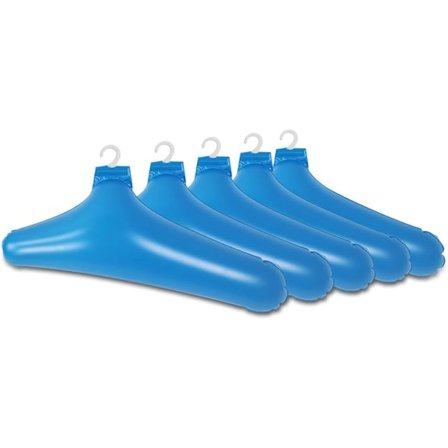 2024 Uusi puhallettava henkari Kannettava kokoontaitettava pyykinkuivausteline, kevyet vaateripustimet kotiin, autoon, sisä- ja ulkokäyttöön (sininen)