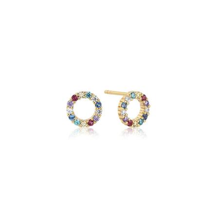 Sif Jakobs, Earrings Biella Piccolo Grijs, Dames, Maat:ONE Size