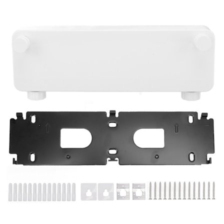 Uttrekkbar klessnor 5,2 meter plassbesparende klessnor for baderom balkong hvit