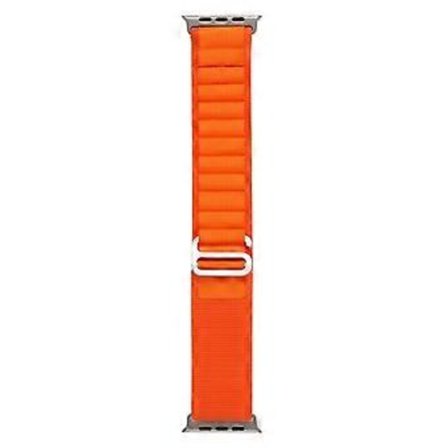Kompatibel för Apple Watch Series 10 46mm / Ultra 2 Ultra 49mm / Series 9 8 7 45mm / 6 5 4 SE (2023) SE (2022) SE 44mm / 3 2 1 42(Orange)
