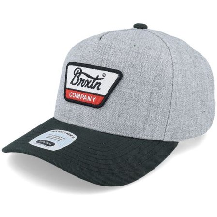 Brixton - Grå adjustable Keps - Linwood Heather Grey/Black Adjustable @ Hatstore
