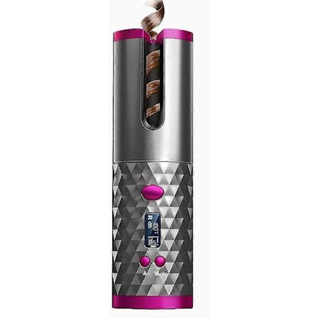 Trådlös Automatisk Locktång med Inbyggt Uppladdningsbart Batteri, USB-Laddning och Uppladdningsbar Portabel för Resor