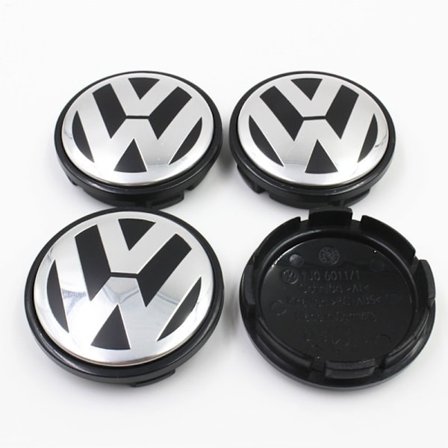 Pölykapselit VW10 60MM Yhteensopiva Volkswagenin autonrenkaiden kanssa, 4 kpl