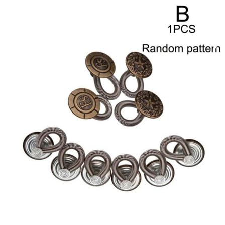 1 St 20 Mm Jeansförlängningsspänne Spikfri Avtagbar Metallrumpa