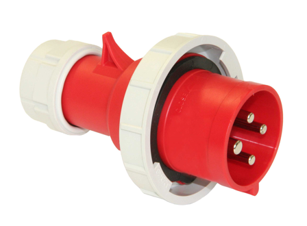 Garo PV 332-6 S Støpsel IP67, 3-polet, 32 A Rød, 6 h, Stikkontakter & kabler