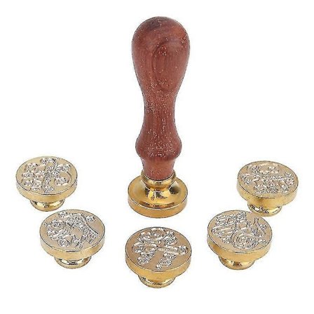 DIY Puinen Vahan Sinetti Leimasin Kirjaimet Leikekirja Messinki Leimasin ja Puukahva Sarja