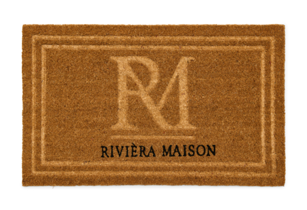Riviera Maison Monogram Classic Dørmatte 45x75