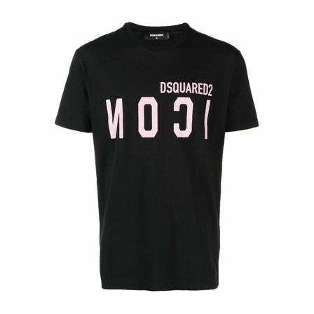 Dsquared2 T-Shirts , Zwart , Heren , Maat: L