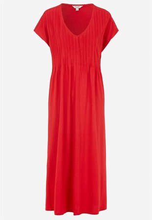 Cellbes of Sweden - Kaftankjole i jersey i mørkerød til damer i størrelse 46/48