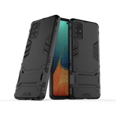 Samsung A71 Stöttåligt Skal Med Kickstand Thinarmor Svart