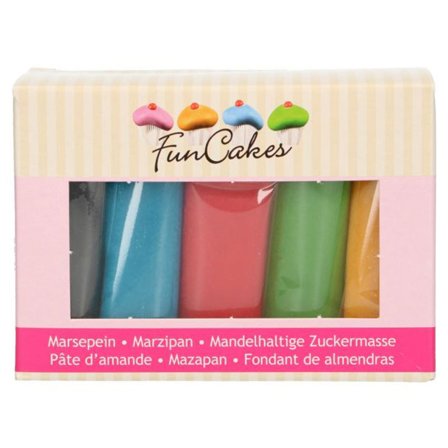 Marsipan Basfärger 5-pack