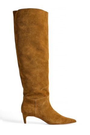 Premium Selection Bottes hautes en cuir - Bottes & Bottines - Beige - EU 40
