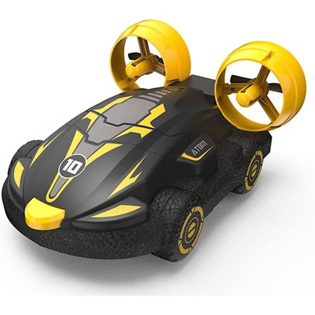 RC Fjernbetjening Båd Amfibie Fjernbetjening Luftpudebåd Drift Højhastigheds Racing Sommer Vandsport Legetøj To Driftstilstande Jordsprint Vand