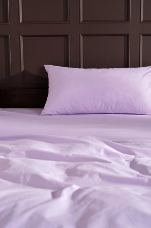 Jotex - Putetrekk 50x90 Cm Økologisk Syrenlila - ZACK - Kjøp Putevar hos Jotex