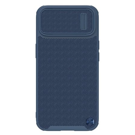 Nillkin Textured S Case för iPhone 14 Plus, pansarskydd med kameraskydd, blå