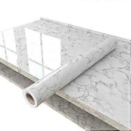 Marmorimainen itseliimautuva tapetti keittiön työtasolle, kaappiin, vedenkestävä DIY (80*500)