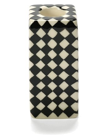 Serax Candle Holder N°1 Black White Set/4 - Black - 10 CM