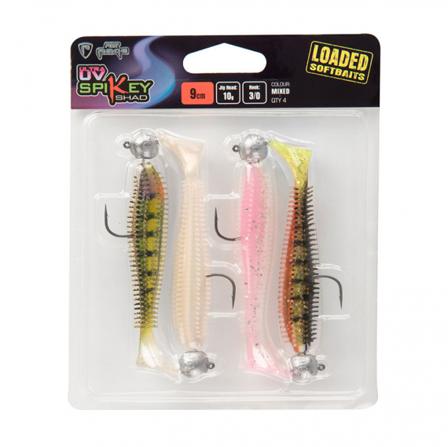 Fox Rage UV Spikey Shad Loaded 6cm 5g 1/0