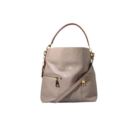 Louis Vuitton Vintage, Pre-owned Leather Handbag Beige, Dames, Maat:ONE Size
