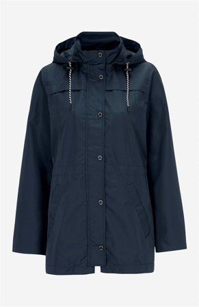 Cellbes of Sweden - Vindtät jacka med huva - marin - för damer - 34/36