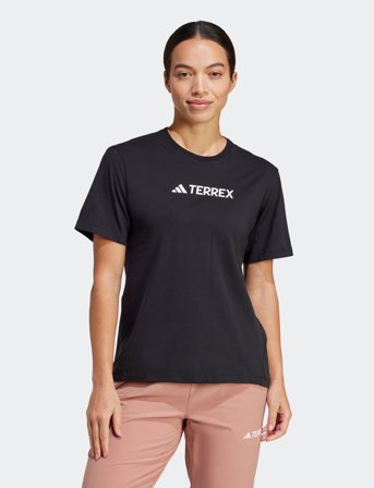 adidas Terrex W Tx Logo Tee - Black - S