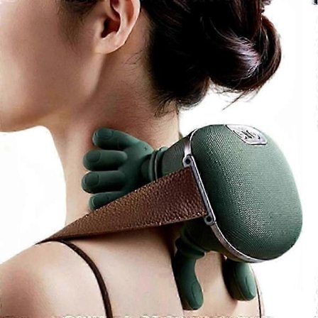 [14Y] Nakkemassageapparat med varme til skuldre og ryg, elektrisk æltning5