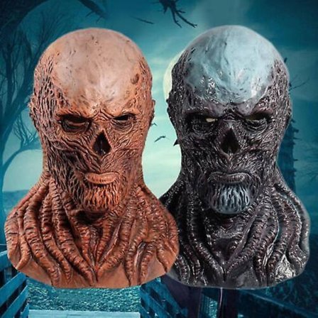 Stranger Things säsong 4 halloween vecna mask skräck latex mask