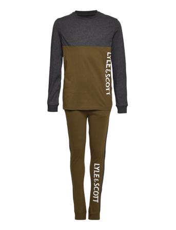 Ls Colour Block Lounge Set Patterned Lyle & Scott Junior