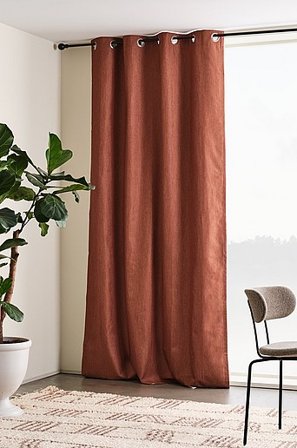 Jotex - Verduisteringsgordijn Met Ringen 1-pack Bruin Bruin - RIDÅ - Koop Verduisterende gordijnen bij Jotex