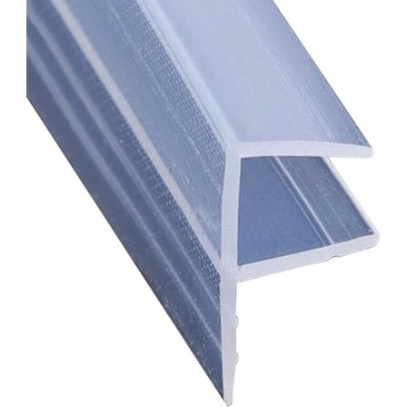 6 mm buet og vertikal dør myk gummi erstatningsglass dusjdørforsegling 1 stk (6 mm) for våtrom og bad