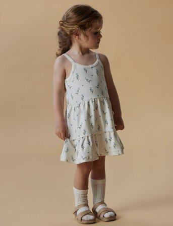 Lil'Atelier Nmfgayo San Sl Strap Dress Lil - Cream - 98