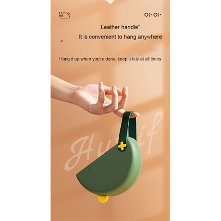 Vihreä kannettava ompelusarja säilytyslaatikolla, sarjakuva, monitoiminen