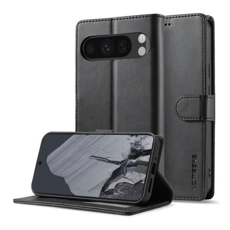 LC.IMEEKE Plånboksfodral Google Pixel 9 / 9 Pro - Svart