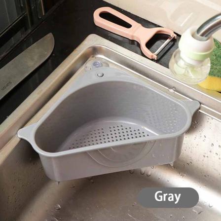 Triangulär Diskbänkssil Frukt Grönsaksavloppskorg