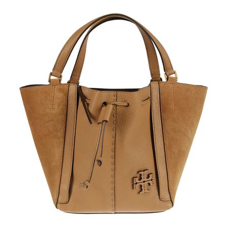 Tory Burch, Mc Graw Bag Bruin, Dames, Maat:ONE Size,leer