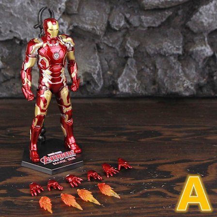 Zd Toys Marvel Iron Man Mk1 Mk2 Mk3 Mk4 Mk5 Mk6 Mk7 Mk42 Mk43 7" Film Actionfigur Iron-man Mark 1 2 3 4 5 6 7 42 43 Legends C