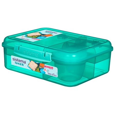 Sistema Madkasse Bento Assorteret farver/ 1,65 l, Tøj & Bolig, Opbevaring & Organisering, Madkasser