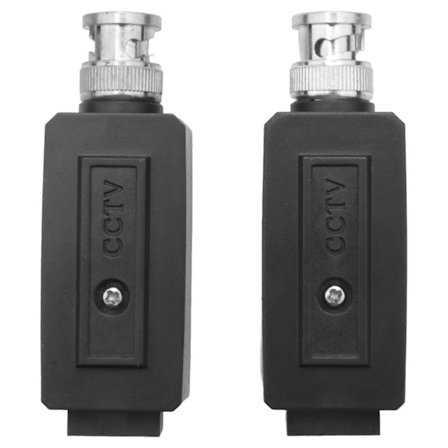 CCTV-kameran koaksiaali BNC RJ45 UTP Cat5 aktiivinen videobalun-lähetin-vastaanotin pari